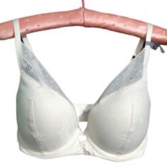 Aerie blush Real Power Plunge bra with rose gold hardware - Picture 7 of 7